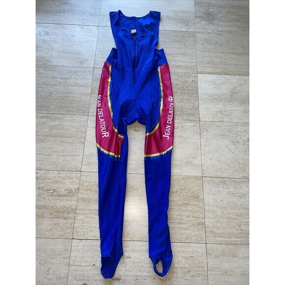 Biemme Winter Bib Bicycle Long Tights Men‎ Blue  XL 6 Padded made in Italy - Picture 8 of 12